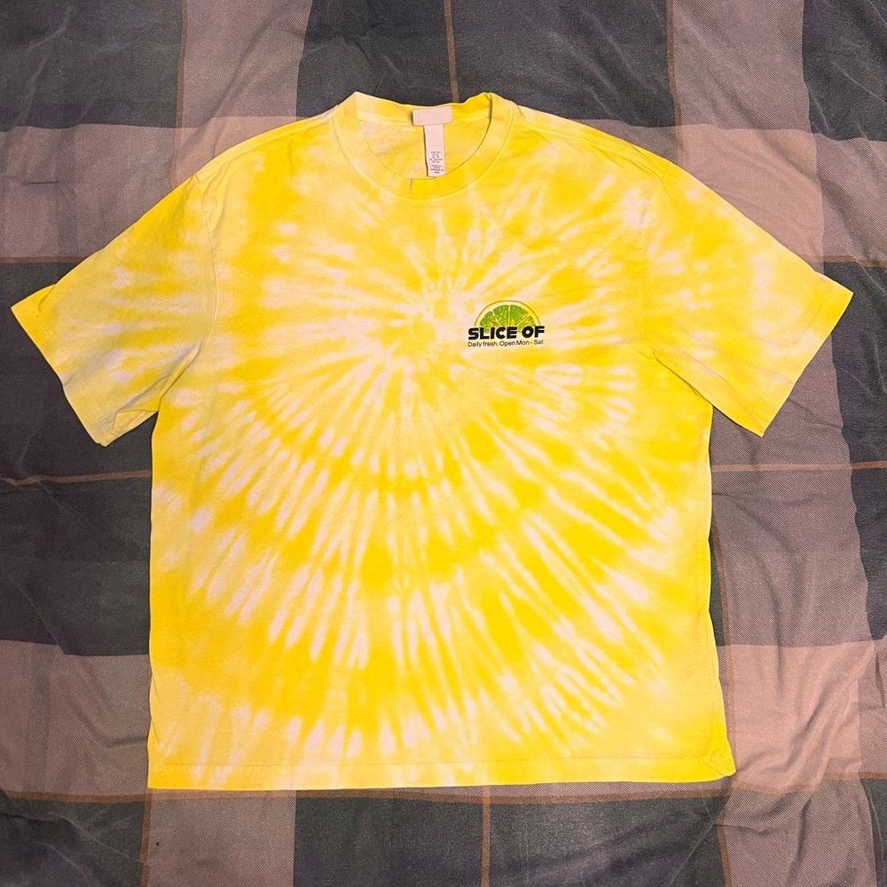 CUSTOM TYE DYE XL Slice Of Relaxed Fit T-shirt
